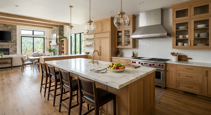 Professional main kitchen