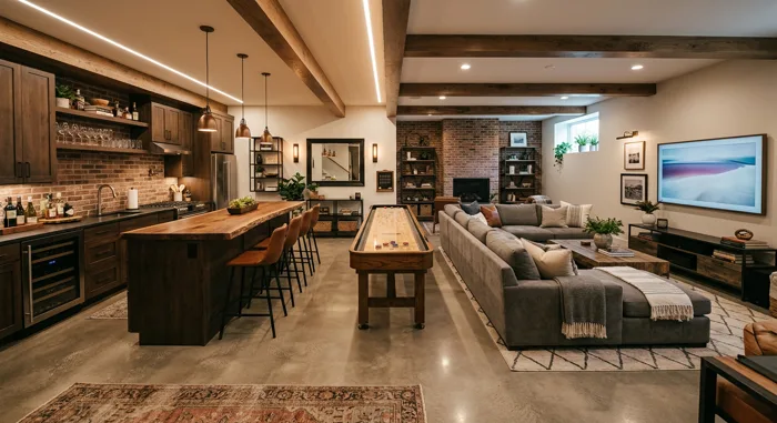 Party floor with second kitchen and lounge